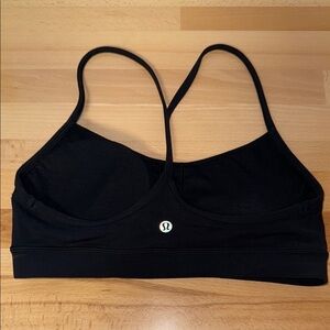 lululemon athletica Black Y Flow Sports Bra